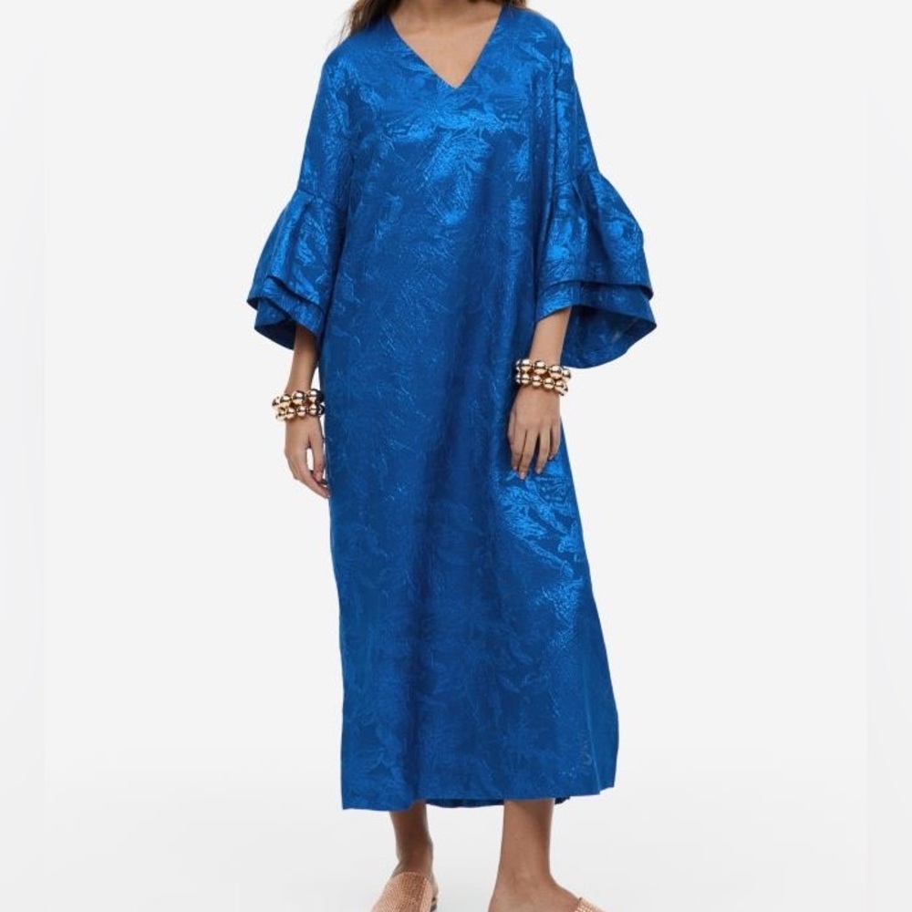 H&M Ramadan limited edition Flounce-trimmed dress